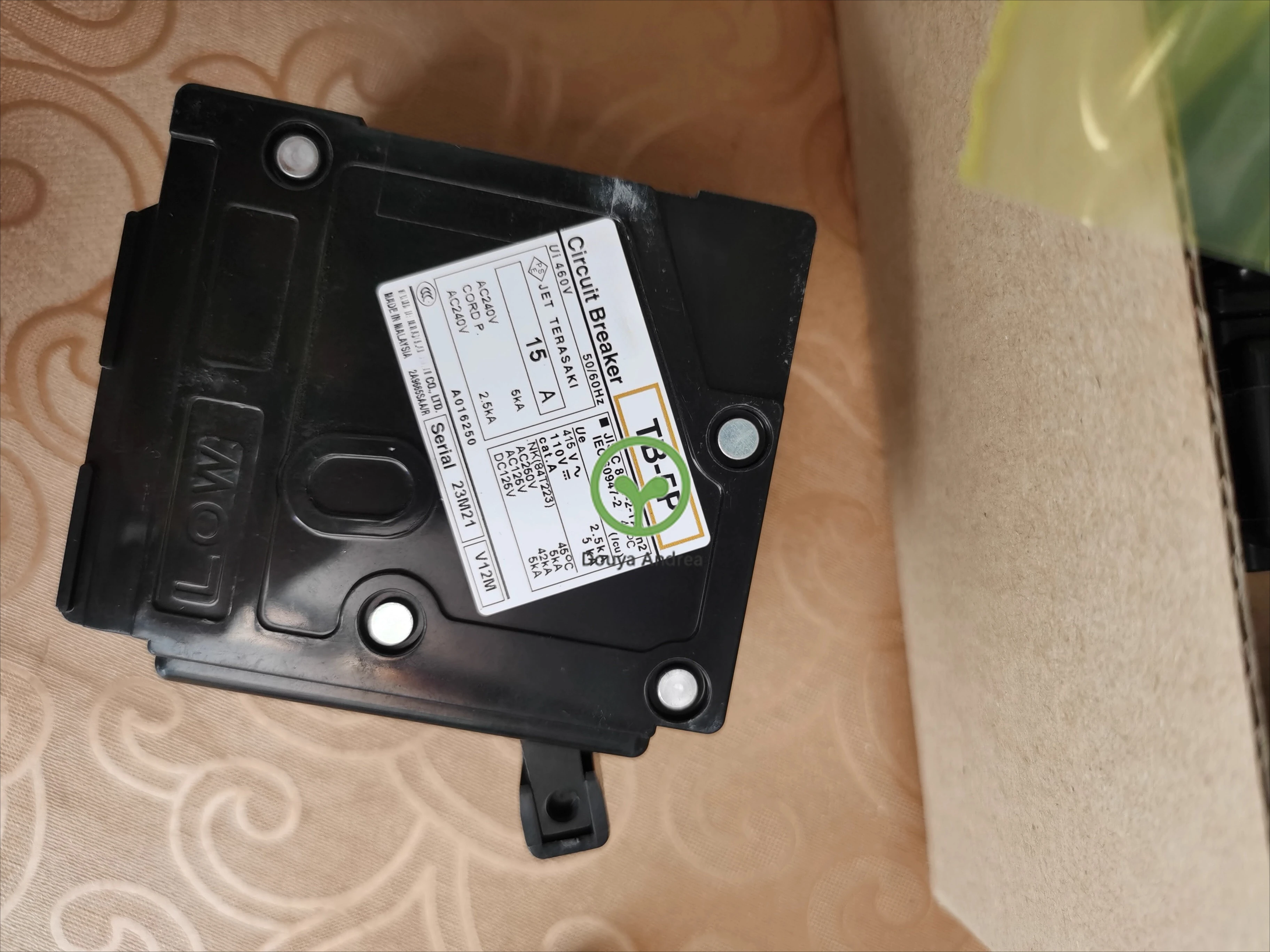 جديد الأصلي الهواء التبديل TB-5P 2P 10A 15A 20A 30A40A50