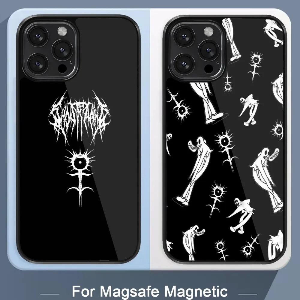 Rapper G-Ghostemane Phone Case For iPhone 15 14 13 12 11 Pro Max Plus Mini Magsafe Magnetic Black Cover