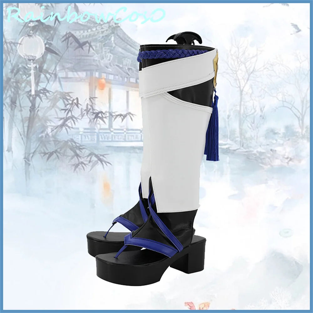 Genshin Impact wanderer Cosplay Shoes Boots Game Anime Halloween Christmas RainbowCos0 W2902