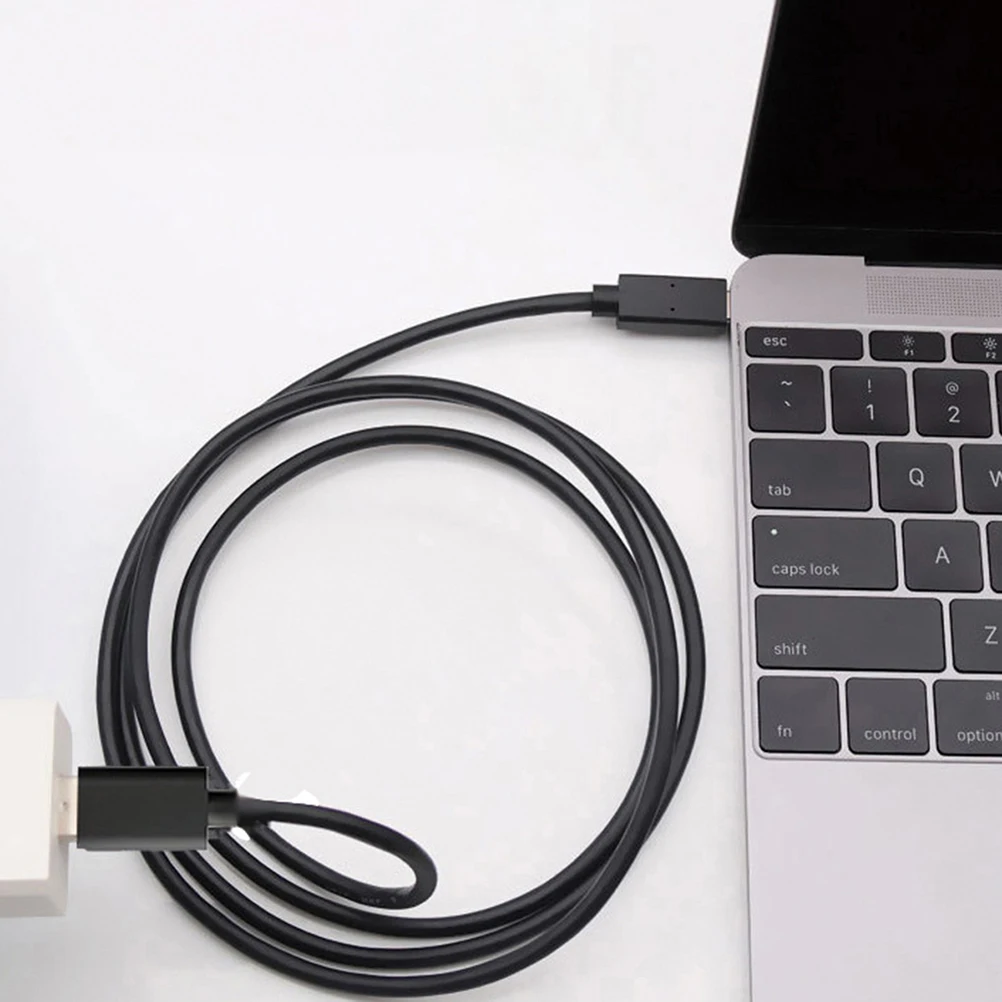 

Type- Charging Cable Dual Type- Flexible Data Wire Useful Data Transmission Cord (Black)