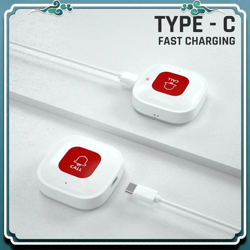 Easy To Use Tuya Wifi Smart SOS Call Button Wireless Caregiver Pager Phone Alert Transmitter Emergency Call Button