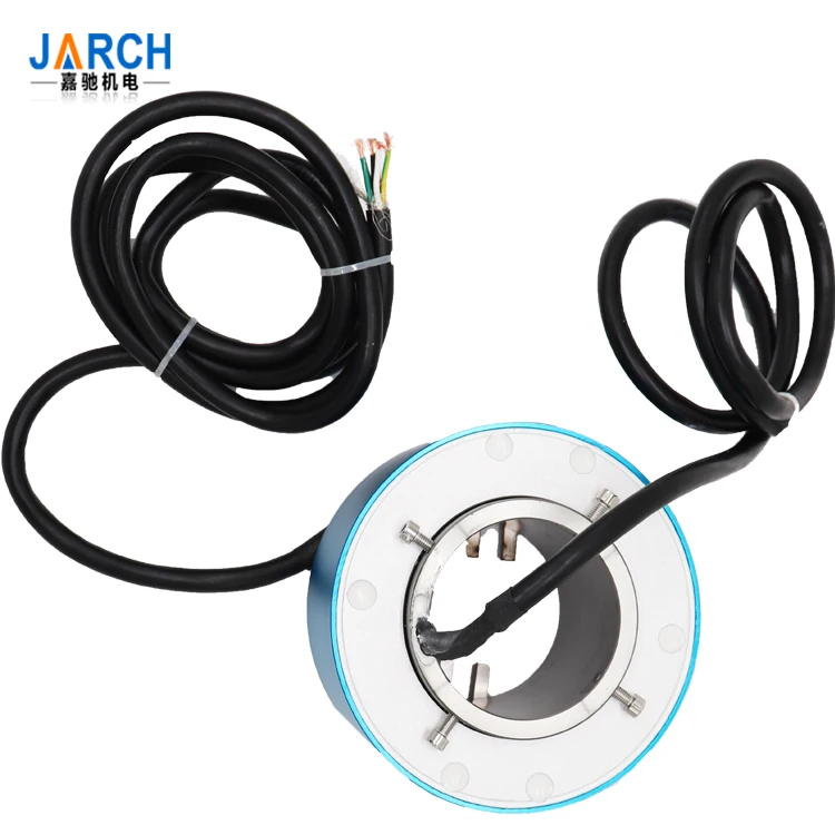 Electromechanical Slip Ring Custom Through-hole Slip Ring 2-way 6-way 12-way 360-degree 10A Rotary Connection Over-electric Ring