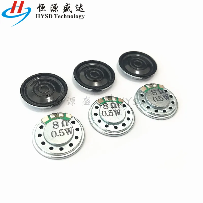 

10PCS 8R 0.5W 50MM Speakers for Arduino 0.5W 8 Ohms Diameter 5CM 8Ω Mini Ultra-thin Horn Speaker Electronic Accessories