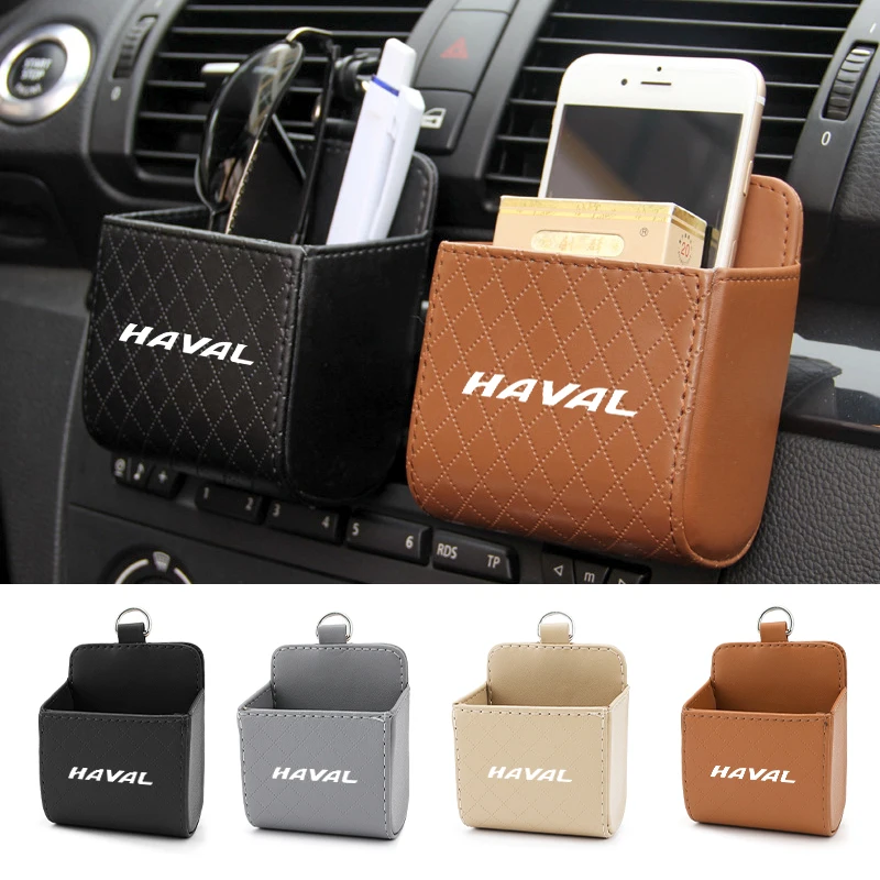 

Car Air Outlet Storage Hanging Box Small Object Organizer Case For Haval H6 Dargo M6 H9 H6S F7 F7X Jolion X DOG XY H2 H3 H5 H7