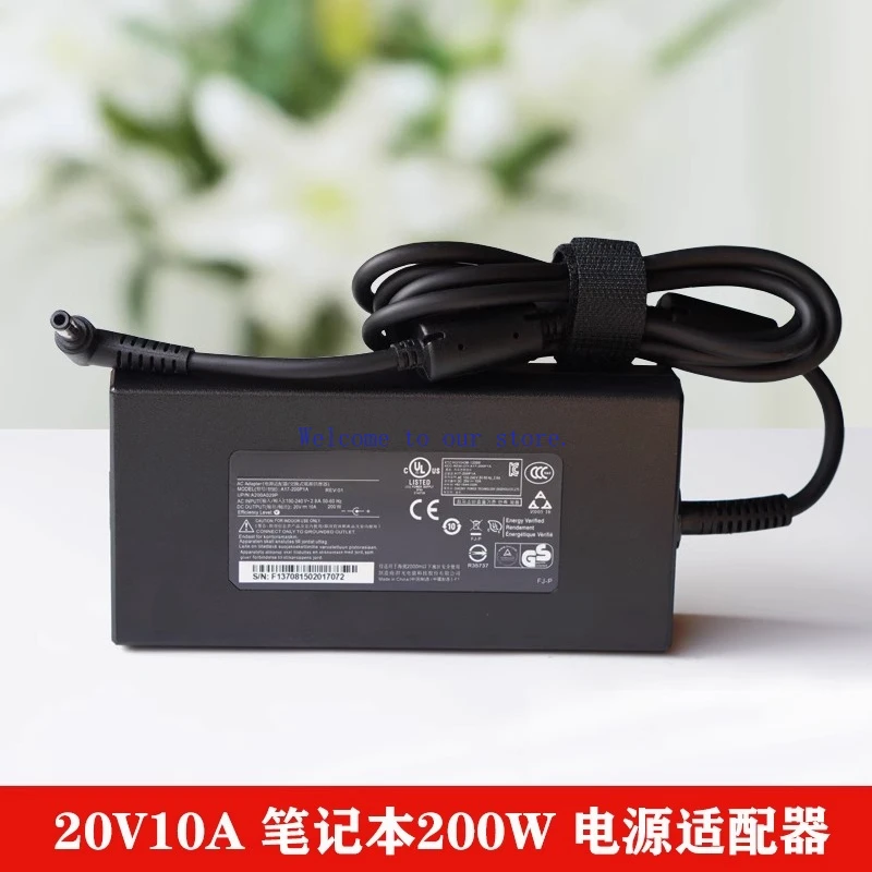 

For Chicony MSI 20V10A Notebook 200W Charger A200A022P Power Adapter