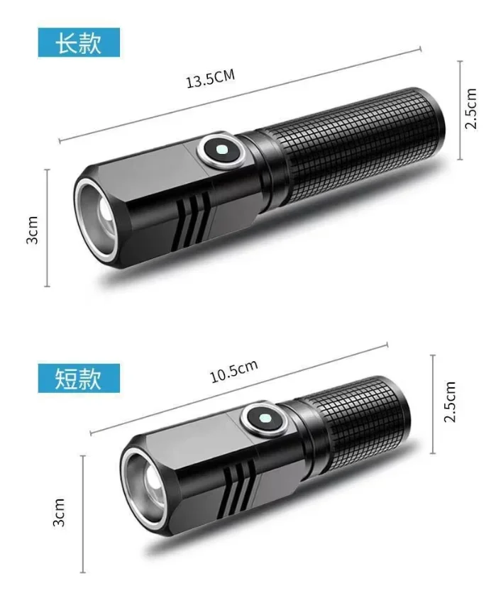 

Компактный перезаряжаемый светодиодный фонарь P50 2026 года: мощный, яркий, с дистанционным управлением для кемпинга