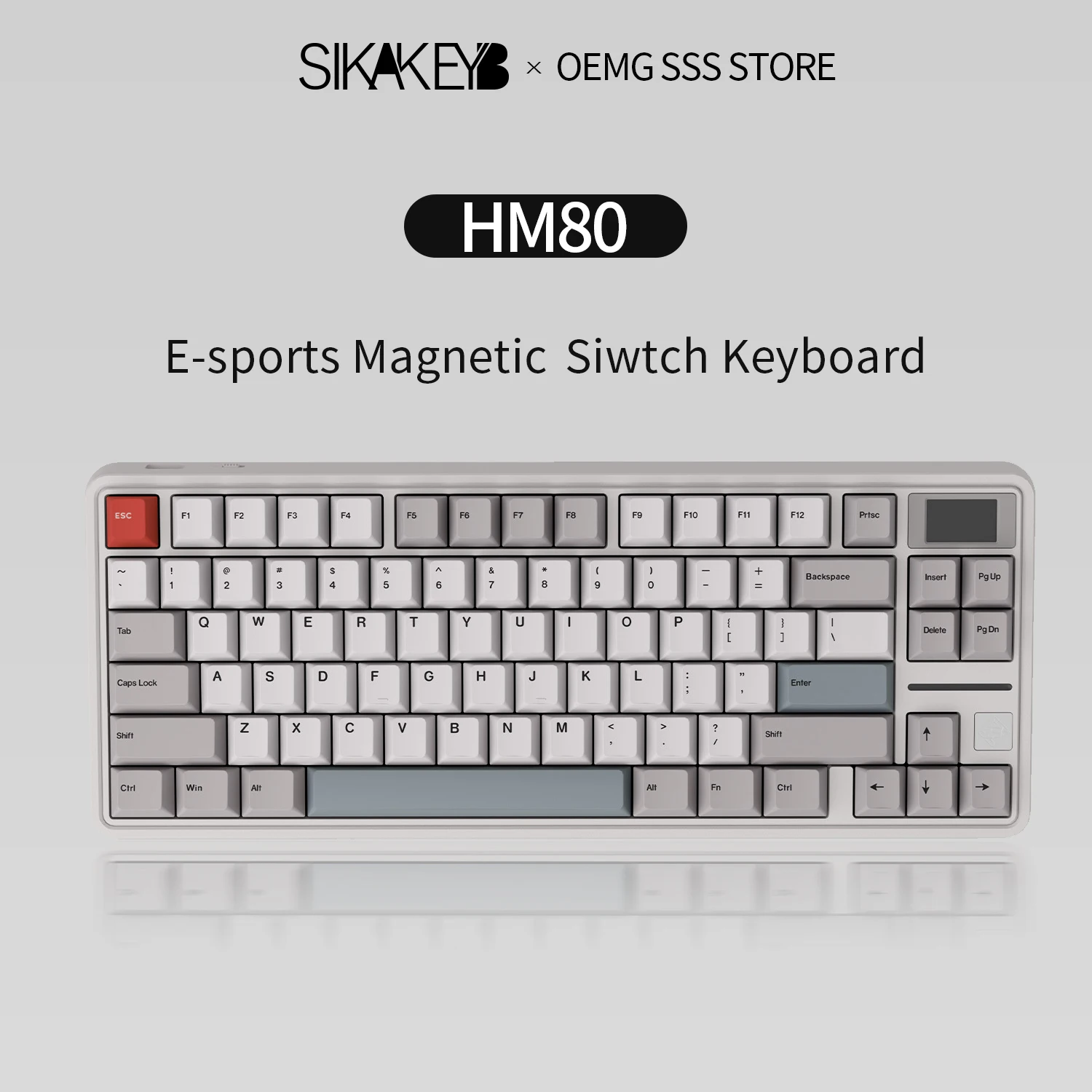 

SIKAKEYB Castle new HM80 82-key gaming magnetic keyboard Gateron magnetic jade axis switch gasket 0.001mm adjustable sensitivity