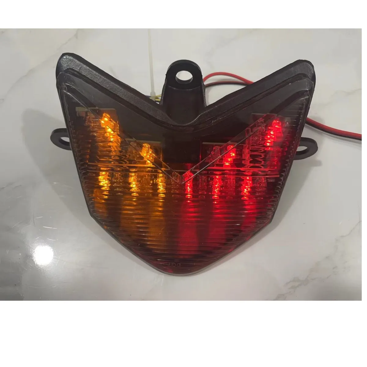 Motorcycle LED Rear Tail Light Brake Taillight Turn Signal Light Stop Lamp Universal For KAWASAKI ZX10R ZX-10R ZX10 R 2004 2005