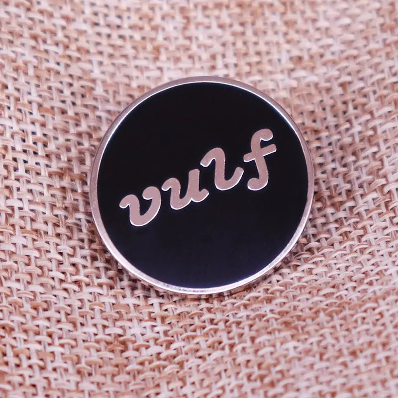 V-u-l-f-p-e-c-k شارة مينا ريترو روك بانك باند ألبوم الموسيقى الطرفية بروش التلبيب دبوس مجموعة مراوح الصخور