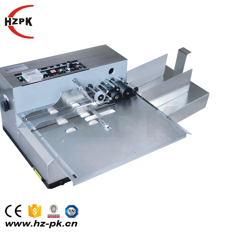 HZPK Small Size Auto Portable Paging Machine Paper Numdering Counting Machine Can Combine With Pagine