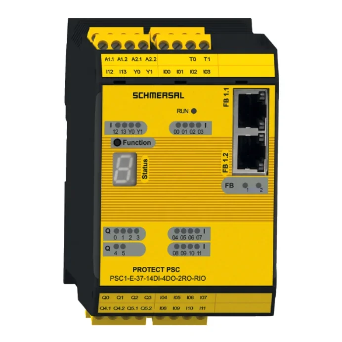 

2026 PsC1-E-131-12D1-10D10 - 12DI/10DO Safety Controller Ethernet IP67 - Stainless Steel Industrial Module
