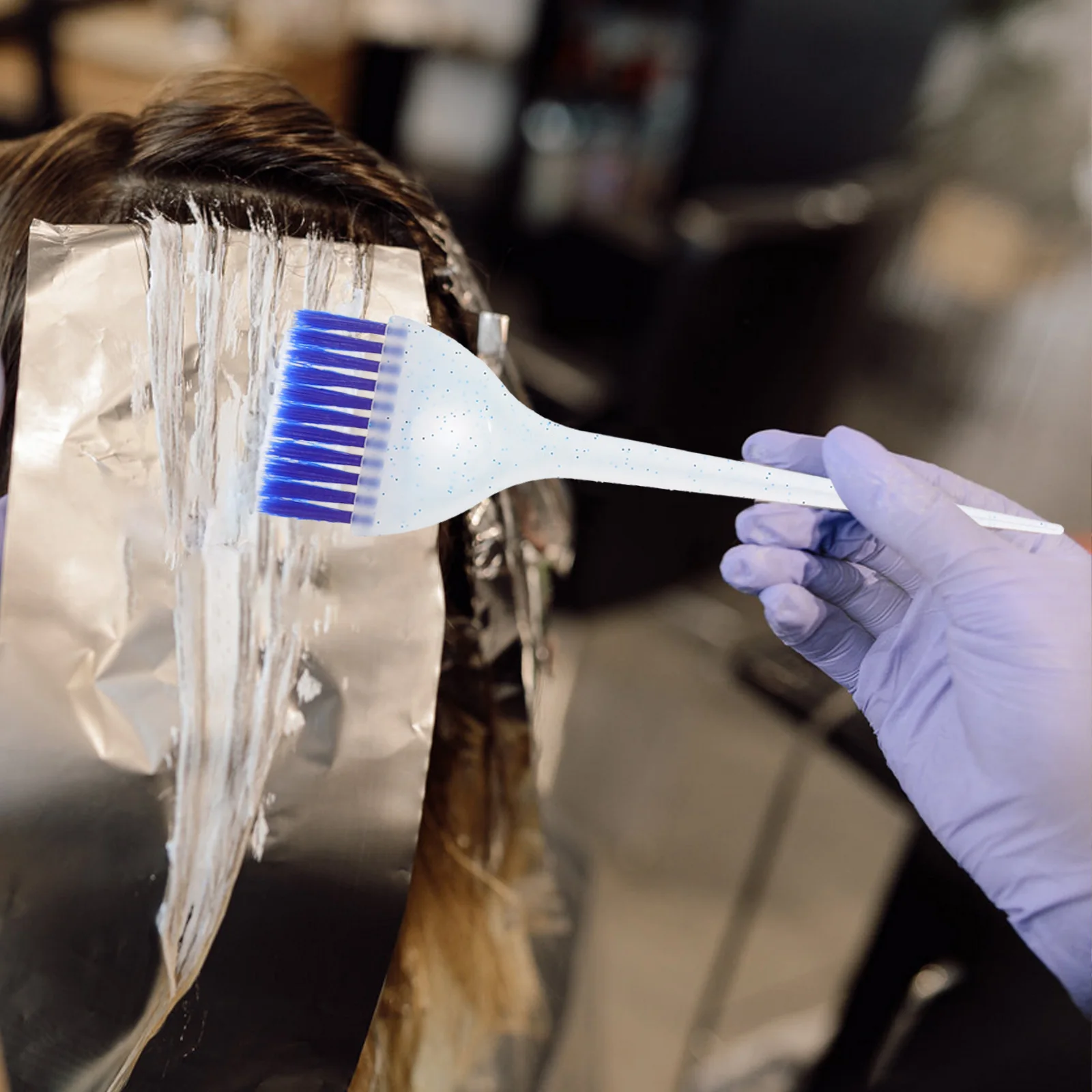 مجموعة واحدة من فرشاة صبغ الشعر، مجموعة أدوات تلوين الشعر الاحترافية، تقسيم دقيق لصالونات التجميل والاستخدام المنزلي، معدات تصفيف الشعر