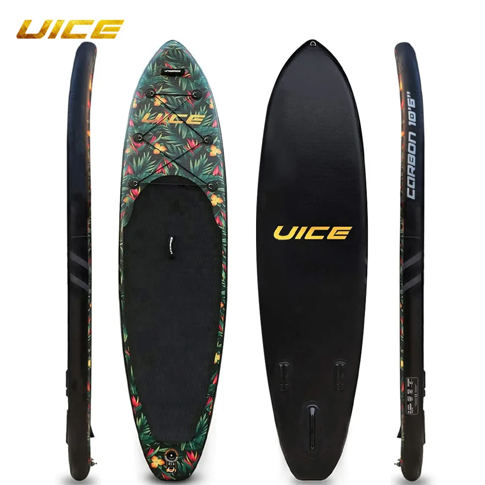 

Single Board 10.6-11.6 Waterproof Inflatable Paddle SUP Board Adult Standing Style Aquatic Fishing