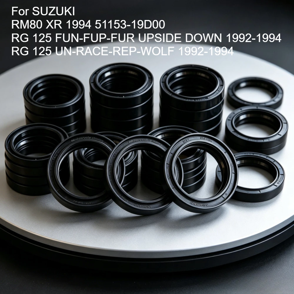 

2/4/6pc 39x52x11 Front Fork Oil Seal For SUZUKI RM80 RM 80 RM80X RG125 RG125F FUN-FUP-FUR UPSIDE DOWN / UN-RACE-REP-WOLF RG 125