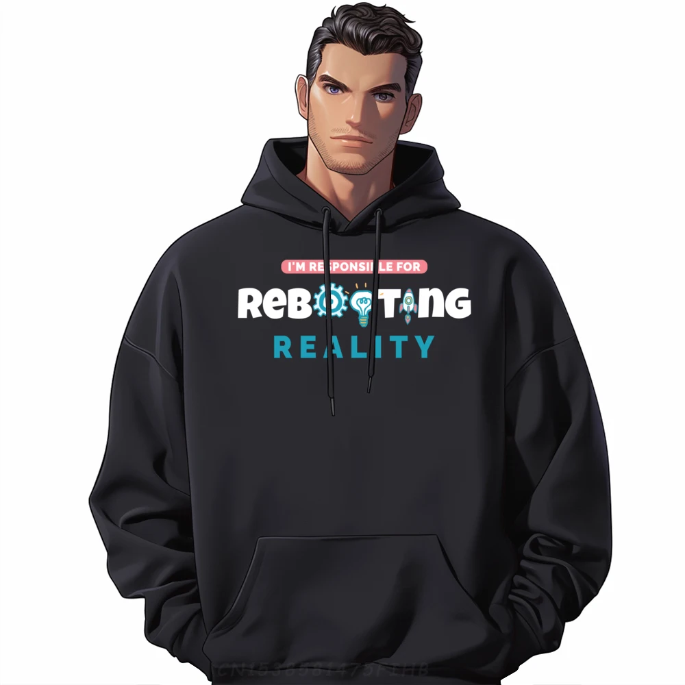 

Sweatshirt Coat Rebooting Software Developer Computer Engineer Graphic Long Sleeve O Neck Mens Sweatshirt Printed Funky