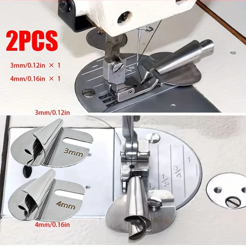 

Sewing Machine Hemming Device Spiral Edge Curling For Sewing Machine Accessories Hand-Made Edge Curling Drawing Cylinder