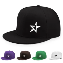 Hats for women in spring and summer, outdoor flat brimmed hats for men, hardtop breathable wide brimmed hip-hop hats, American s