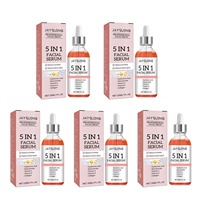 Jaysuing 5 In 1 Hyaluronic Acid Face Serum 30ml Moisturizing Vitamin C Collagen Lightning Facial Serum Shrink Pores Skin Care