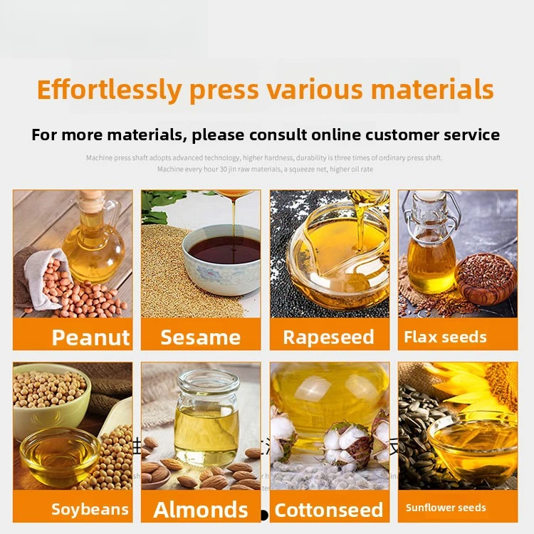 

Автоматический коммерческий пресс для масла, небольшой пресс для масла для домашнего использования, интеллектуальный пресс для масла из нержавеющей стали