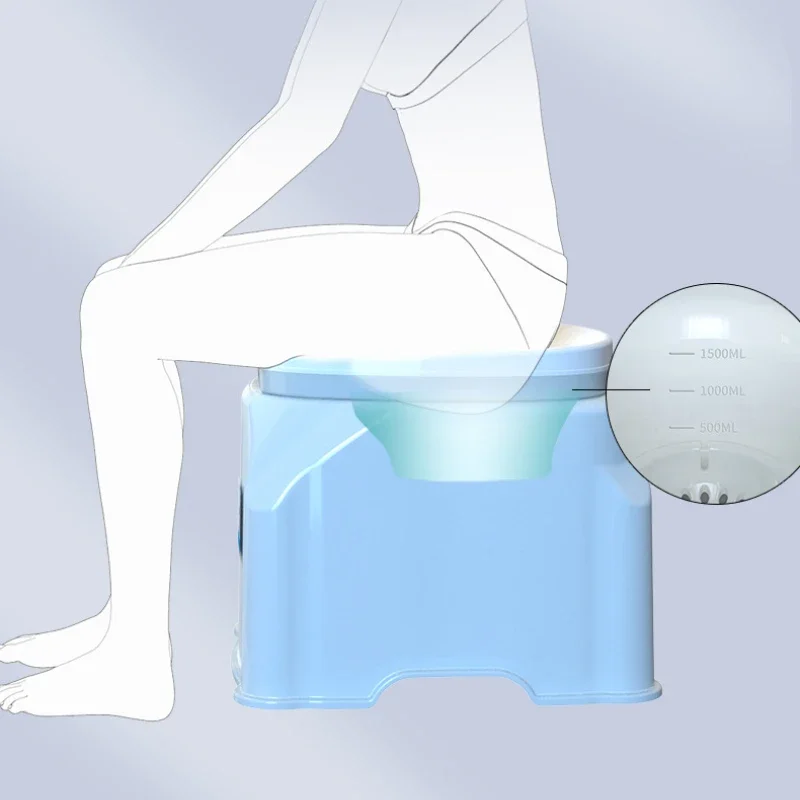 

ABS Squat Free Electric Bidets, Constant Temperature Heating Bidet, Hemorrhoidal Prostate Fumigation Rinse Ozone Sitting Tub