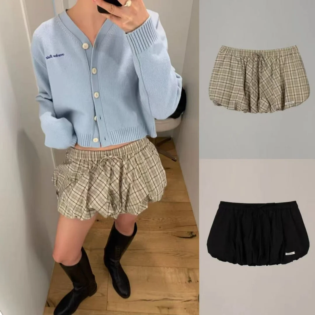 

Весна 2026: Корейская пышная юбка-баллон в пол или женское свободное хлопковое платье с поясом