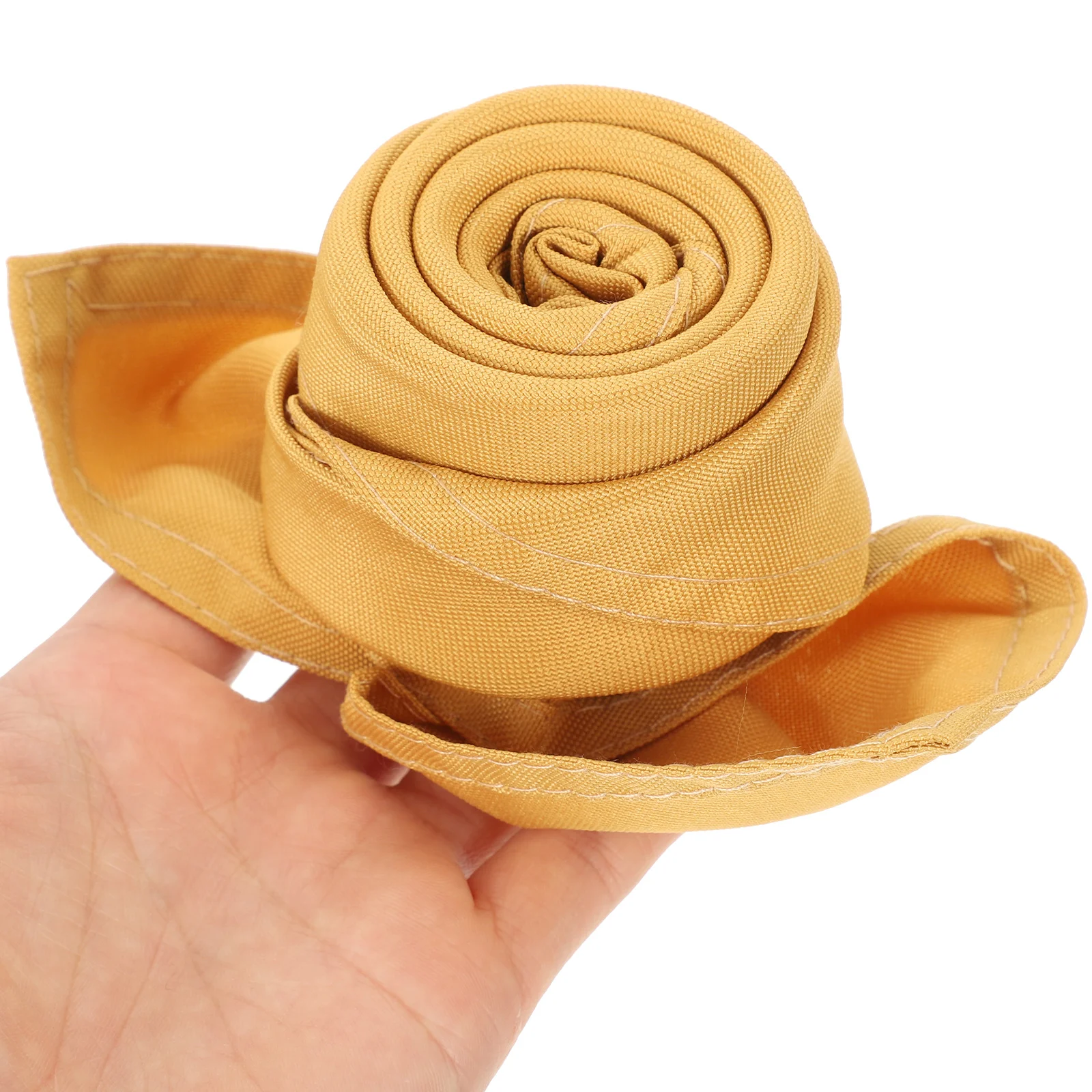 

10 Pcs Dining Room Table Wedding Napkin Cloth Napkins Colorful Golden Restaurant Folding Banquet