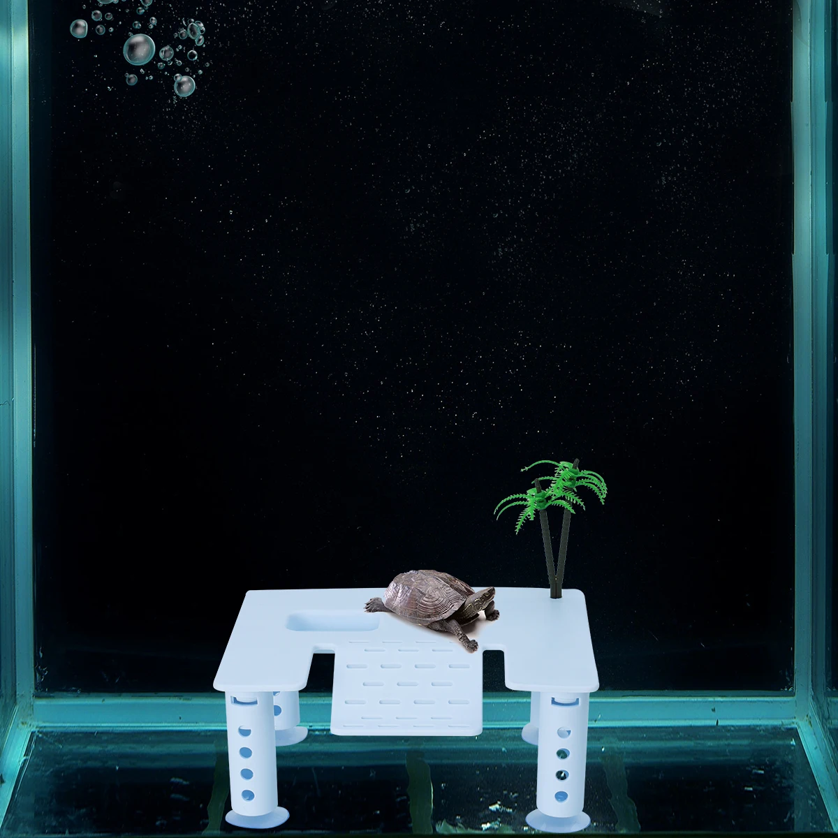 

1PCS Square Turtle Drying Back Platform Plastic Floating Reptile Shelf Aquarium Decoration Turtles Lizards Waterproof Climbing