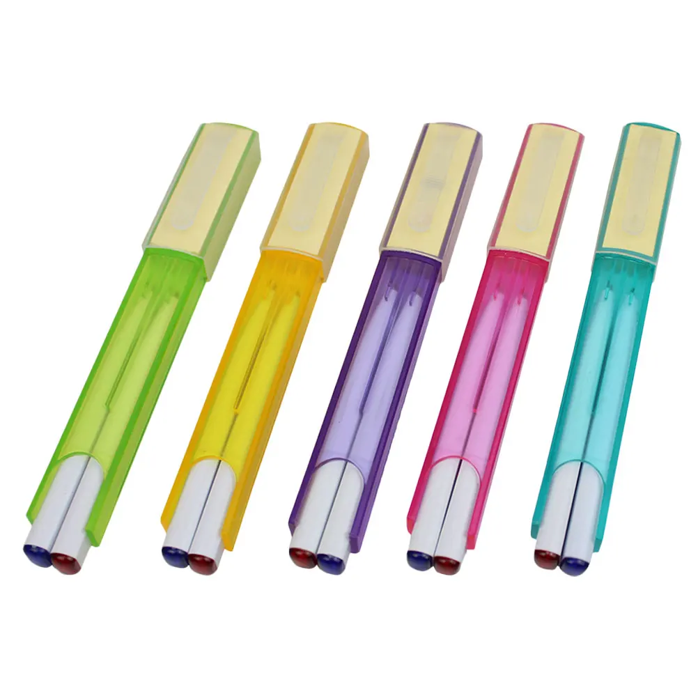 

10 Pcs Double Color Ballpoint Pens Two Tone Writing Stationery Smooth Point Notebook Journal Planner Legal Pad Invitation Cards
