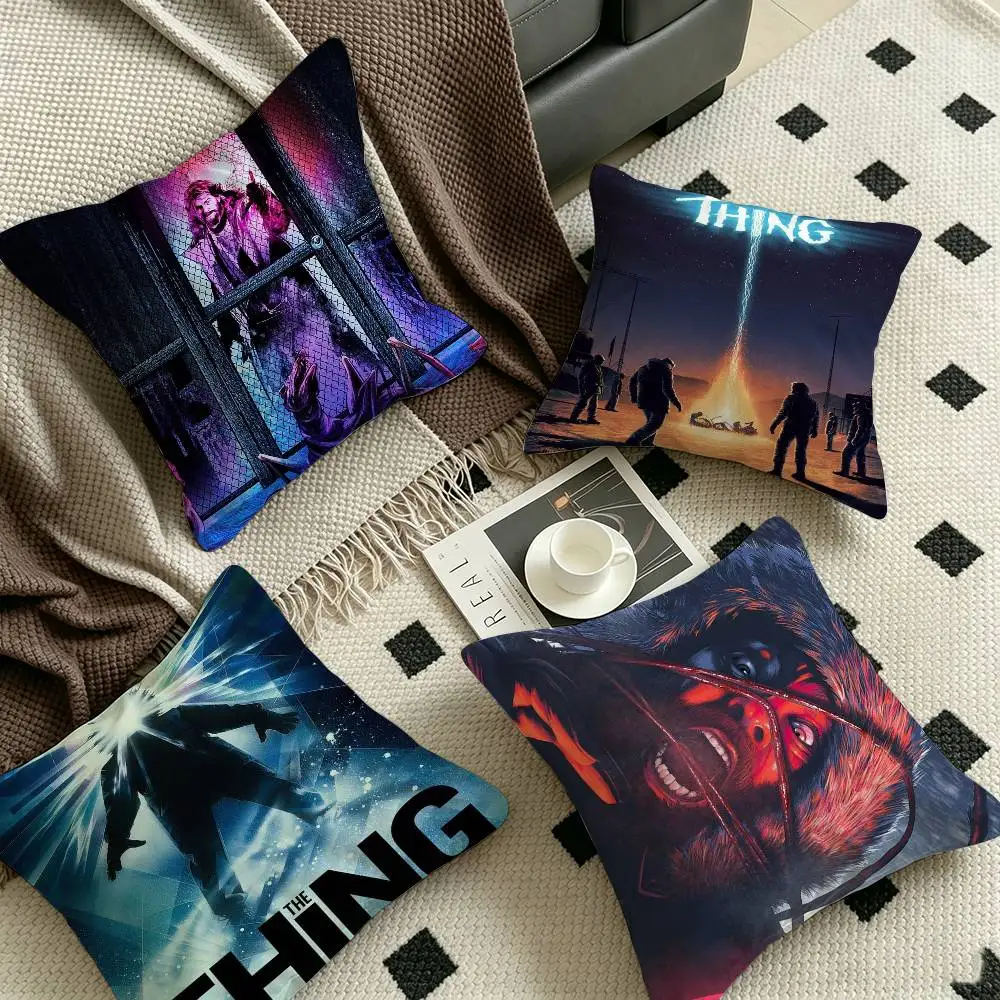 THE THING 1981 Action Thriller Science Horror Movie Cushion Cover Pillowcase Upholstery Sofa Throw Pillow Home Decor Pillowcas