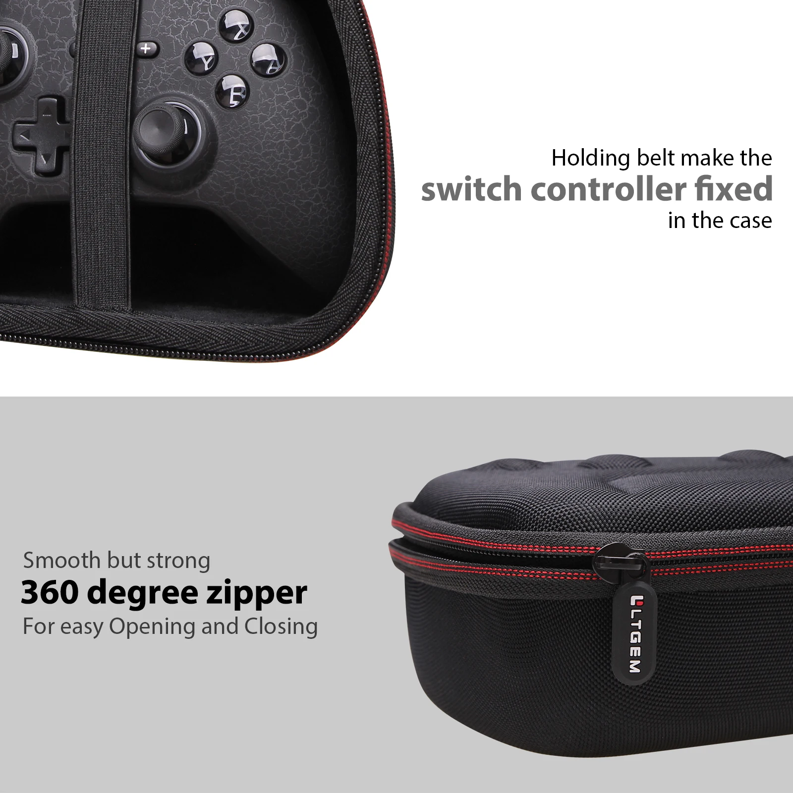 LTGEM Eva Case for NexiGo Controller Waterproof Carrying Storage Bag(only case!!!)