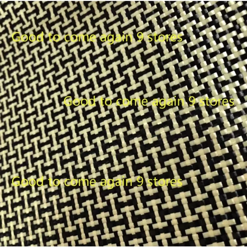 High Quality Black 3K Carbon Fiber + Yellow Aramid Fiber Type I -Shaped 190GSM