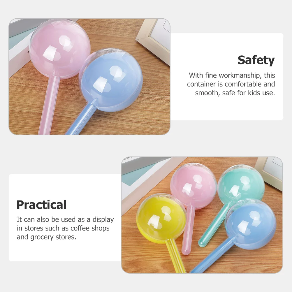 

12Pcs Cute Candy Box Holder Premium Sphere Storage with Rod Ideal for DIY Craft Home Decor and Festival Gifts Lovely Gift Box