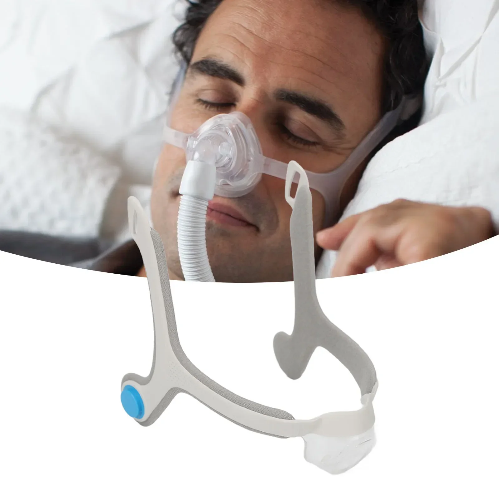 

%a Nasal Guard Fabric Frame Breathing Machine Replacement Accessory Fit for ResMed AirFit N20 Nasal Guard Headgear
