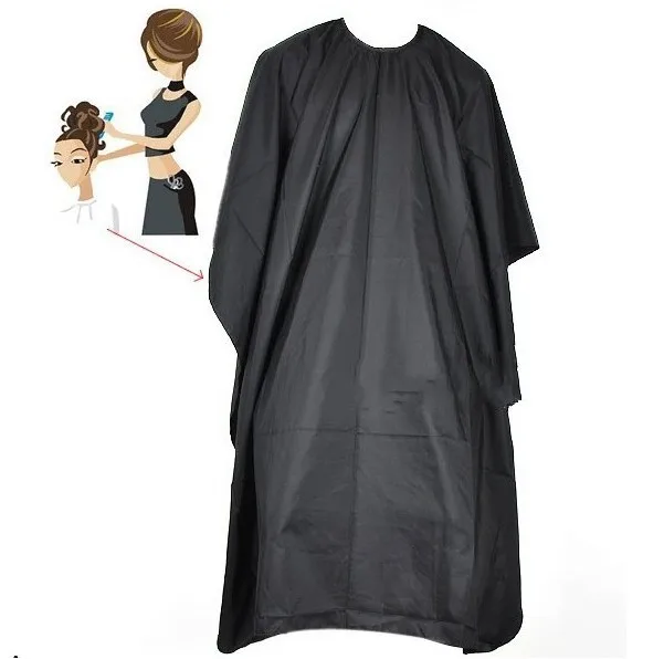 Black Hairdressing Cape Professional Hair-Cut Salon Barber Cloth Wrap Protect Gown Apron Waterproof Cutting Gown Hair Cloth Wrap