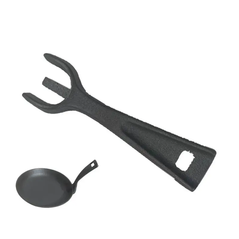 Professional Cast Iron Teppanyaki Clip Sturdy Barbecue Plate Clip For Bbq Tongs Roasting Clips Hot Pot Handle Cookware Clamp