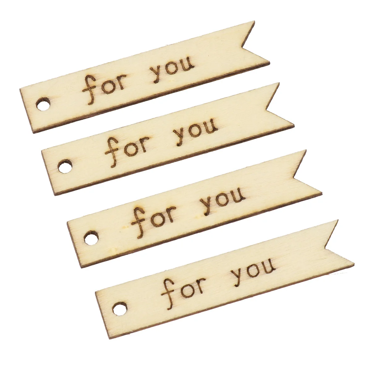 

60Pcs Letter Wood Cutouts Smooth Surface Safe for DIY Crafts Jewelry Photo Props Wedding Christmas Decorations