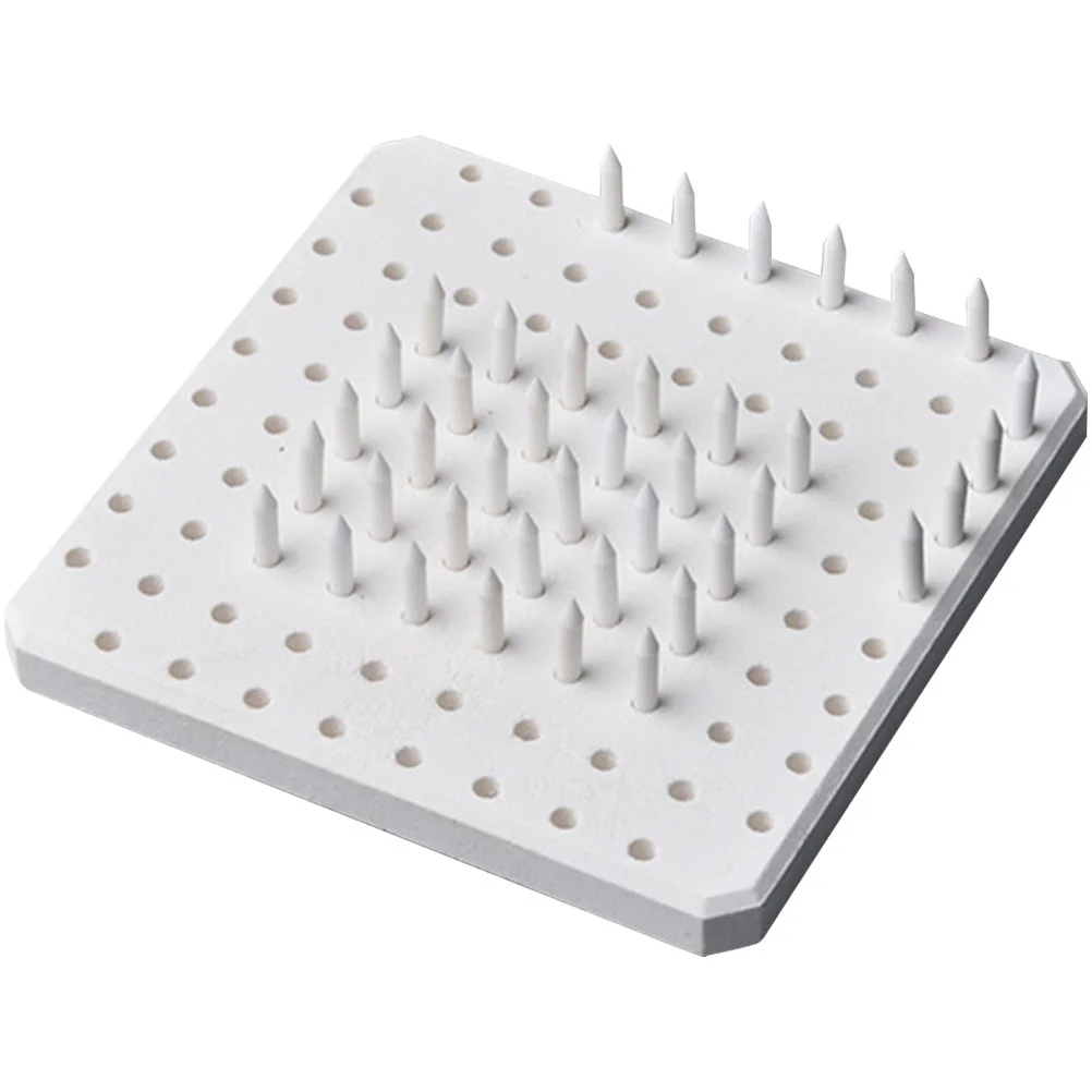 

60 Pcs Kiln Mat Pottery Tools Support Nail Ceramic Firing Studs Clay Cone Nails Refractory