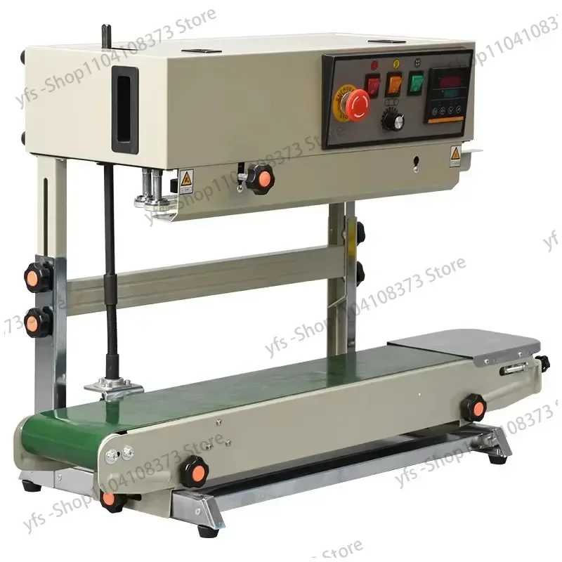 Vertical Plastic Film Bag Sealer Continuous Heat Band Sealer Plastic Film Stand