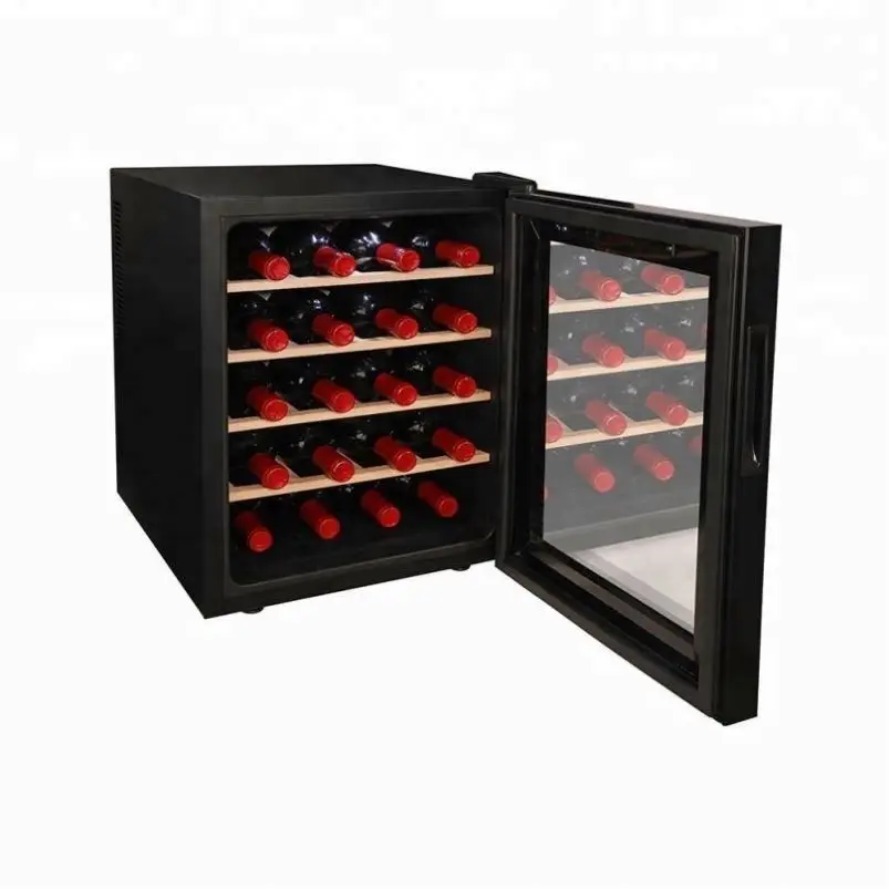 75L/118L/128L Upright Mini Display Fridge, Constant Temperature Wine Cabinet Fruit Tea Mini Ice Bar