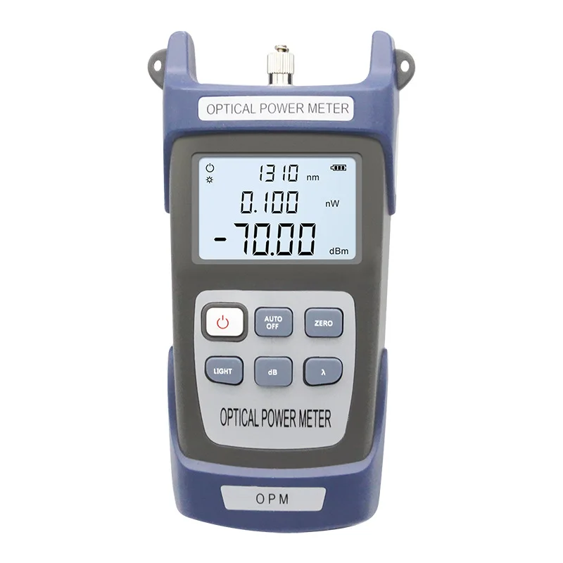 

Measurement Range -70 to +10dBm Optical Fiber Power Meter with Function of Visual Fault Locator 5KM with FC/SC/ST Connector