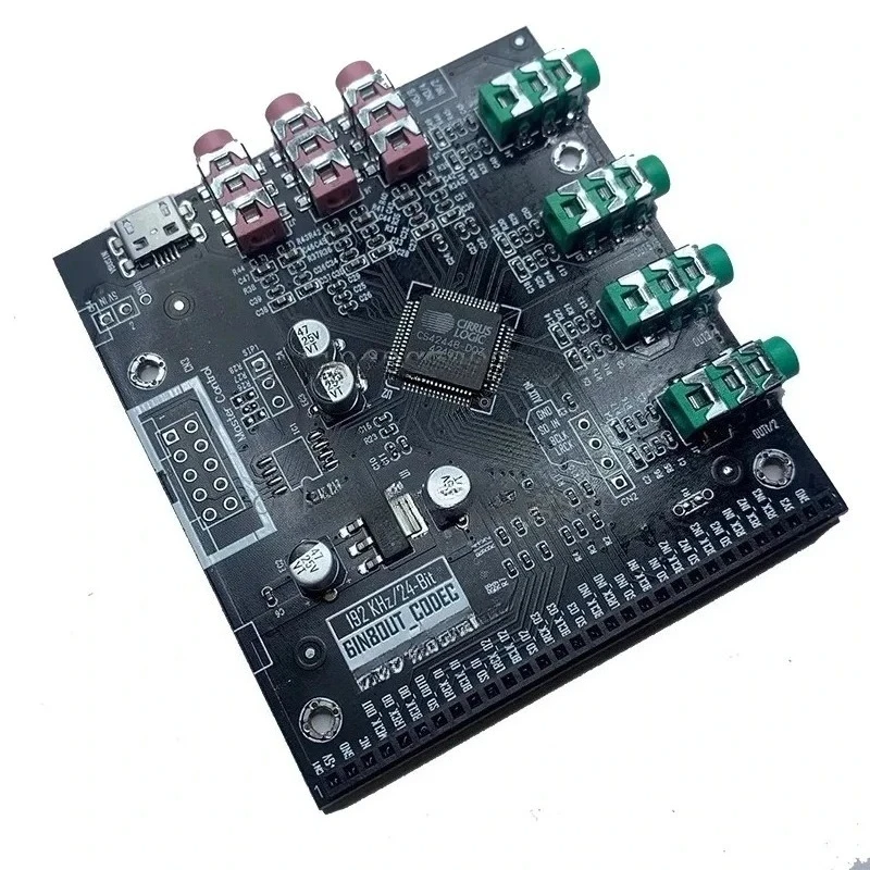 6 in 8 out CS42448 multi-channel decoding, electronic 4-divider board, default TDM format