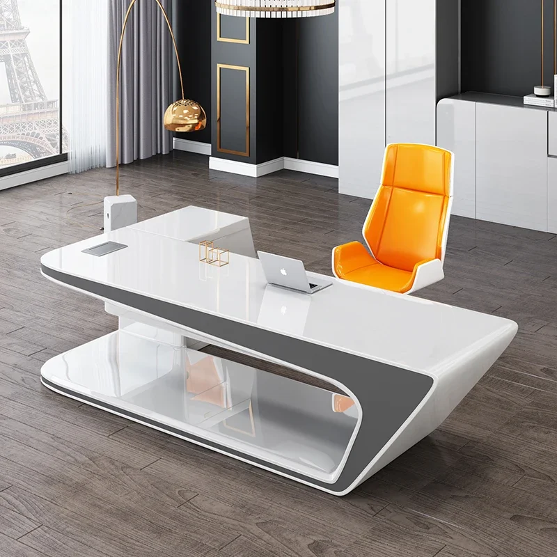 

Mesa Work Executive Desk Modern Laptop Lap Study Shape Small Desk Nail Work Kawaii Mesa Para Computador Luxury Furniture