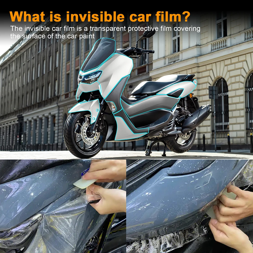 Motorcycle Fairing Protective Film for Yamaha NMAX 155 2021-2024 TPU Paint Protection PPF Anti-scratch NMAX155 Invisible Set