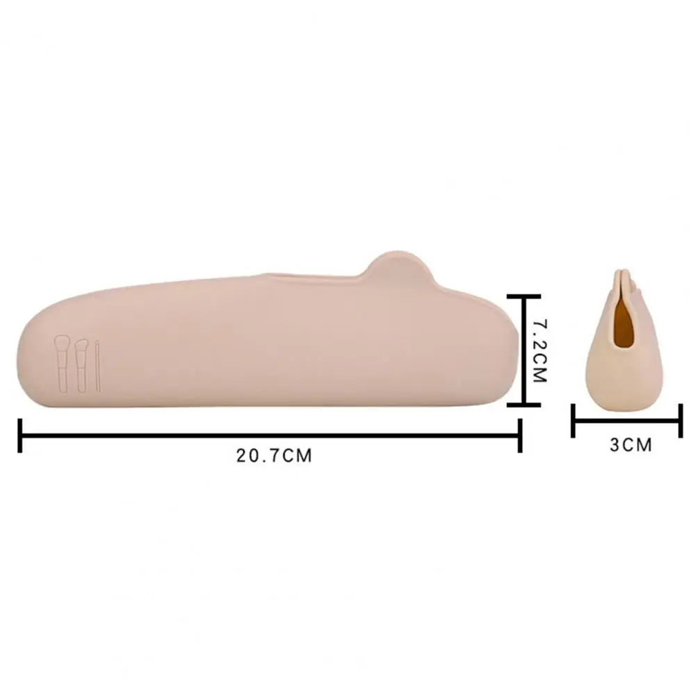 Silicone Cosmetic Bag Travel Makeup Brush Holder Silicone Sponge Case Dustproof Beauty Egg Organizer Pouch Portable for Travel
