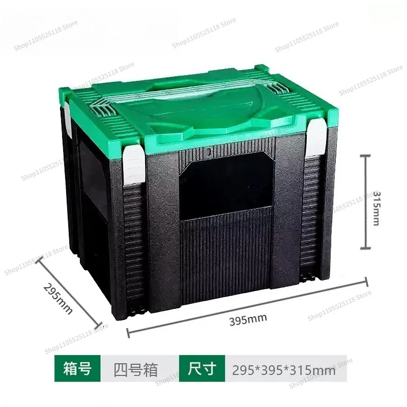 For Hardware Tool Storage Box, Stacked Large-capacity Industrial Type with Wheels, Combined Type