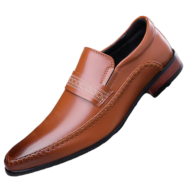 

Новинка 2025, мужские качественные туфли из воловьей кожи, британские деловые туфли, дополнительный размер 38–48, мужские модельные туфли из мягкой кожи с разрезом