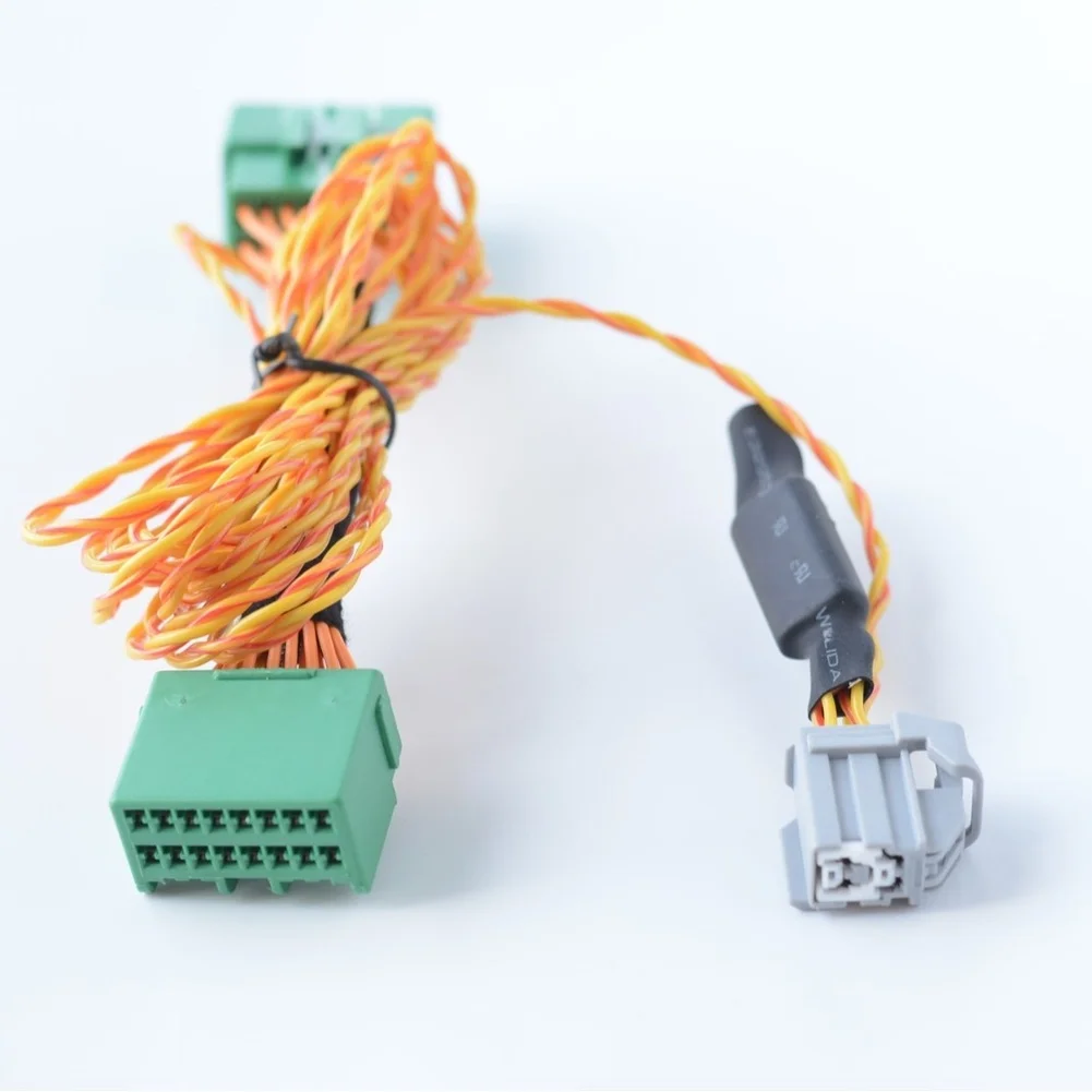 

16-контактное соединение усилителя сигнала 16-контактный усилитель кабеля Центральный кабель динамика 16-контактный разъем 4-контактный интерфейс динамика Материал ABS