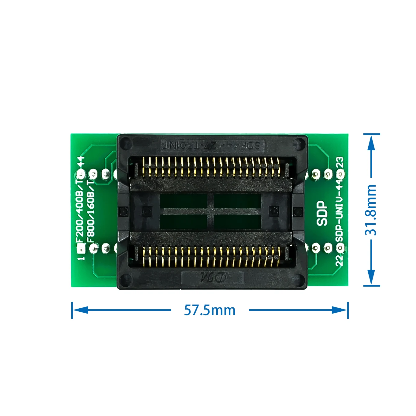 PSOP44 to DIP44/SOP44/SOIC44/SA638-B006 IC test socket adapter For RT809H programmer