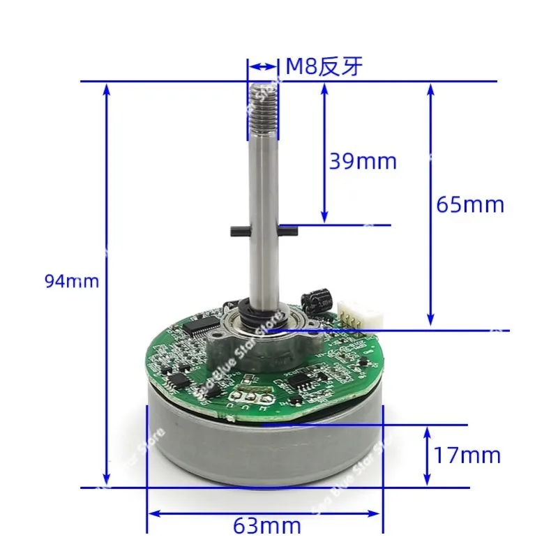 PWM DC brushless motor variable frequency fan motor DC24V12V socket fan  external rotor 102DC-94 motor