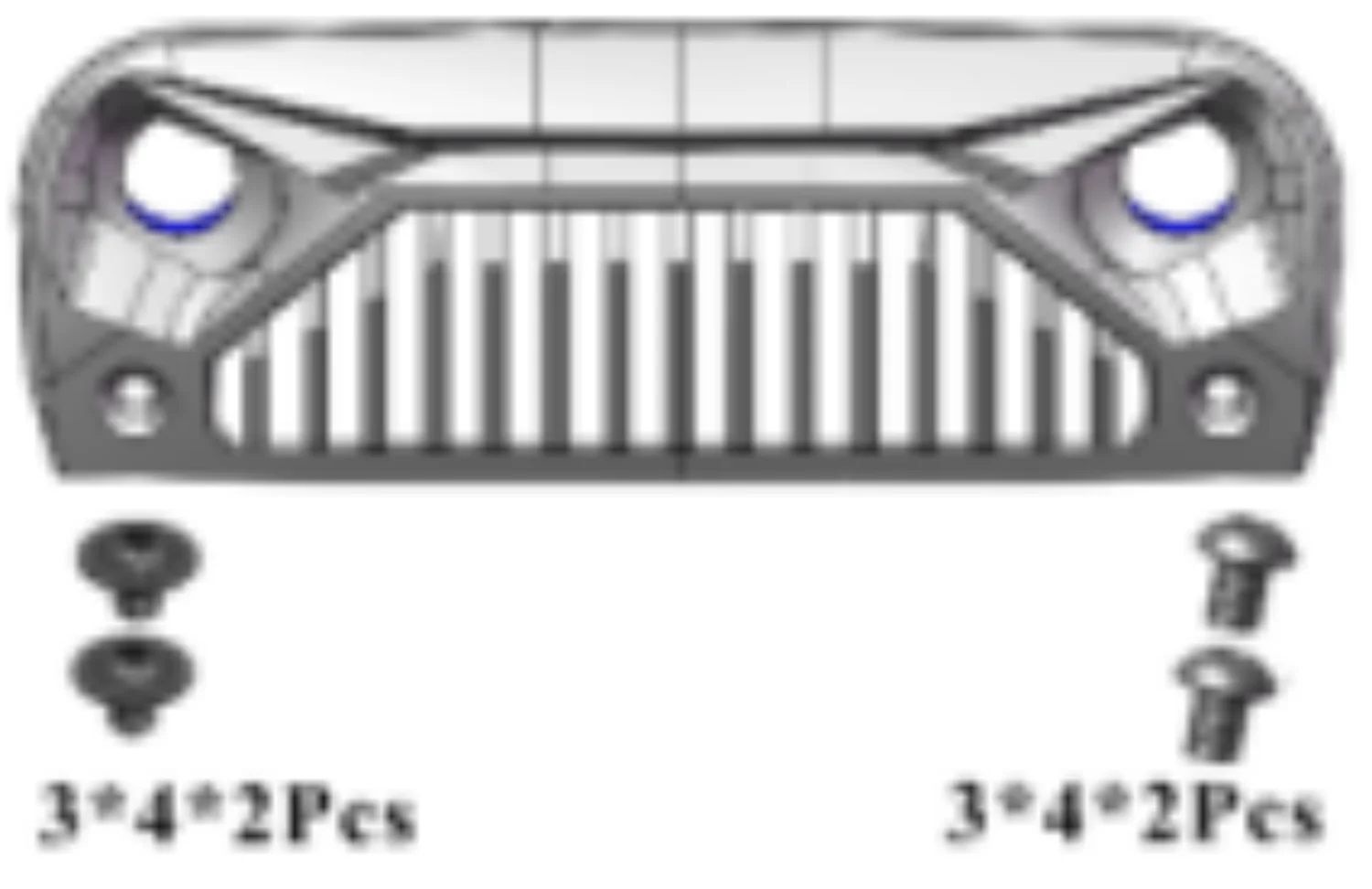 

RGT Parts R86446 Air Grill for EX86100V2 1/10 Model Crawler Climbing Cars Original Accessories